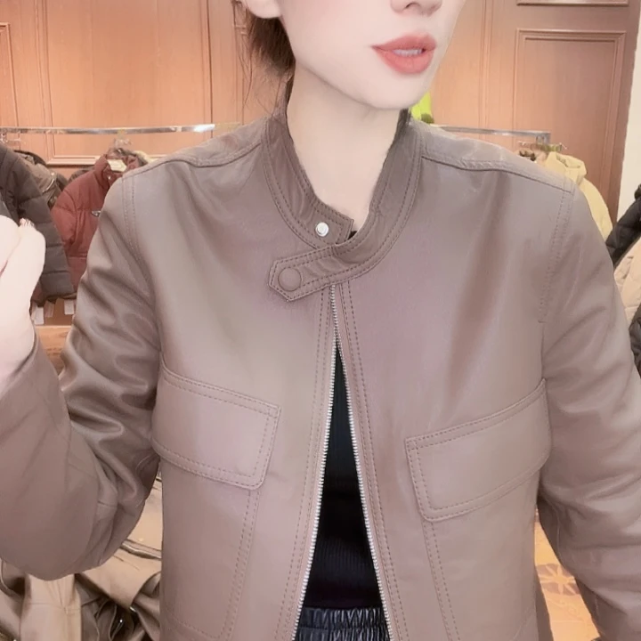 90……115斤皮外套，