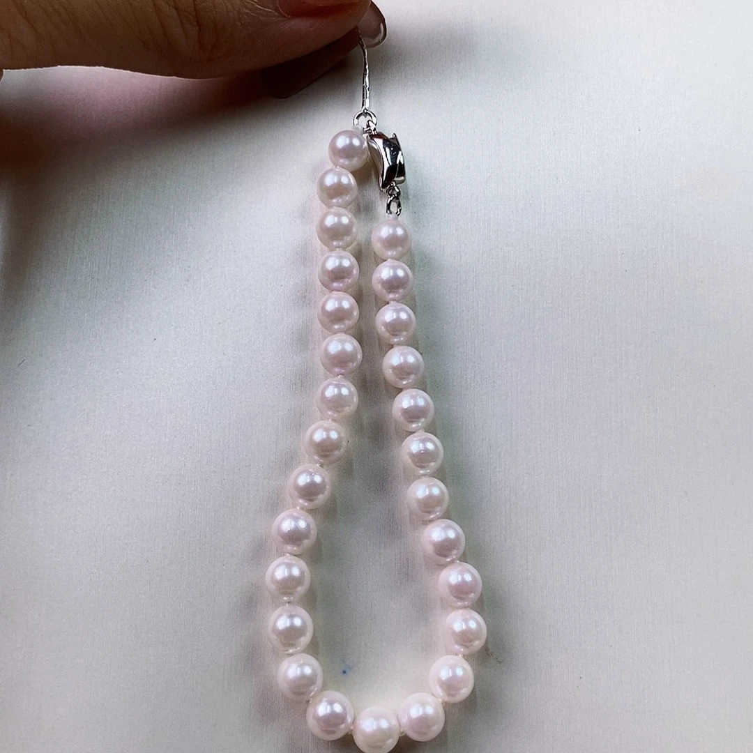 海水珍珠未镶嵌手链5.5-6