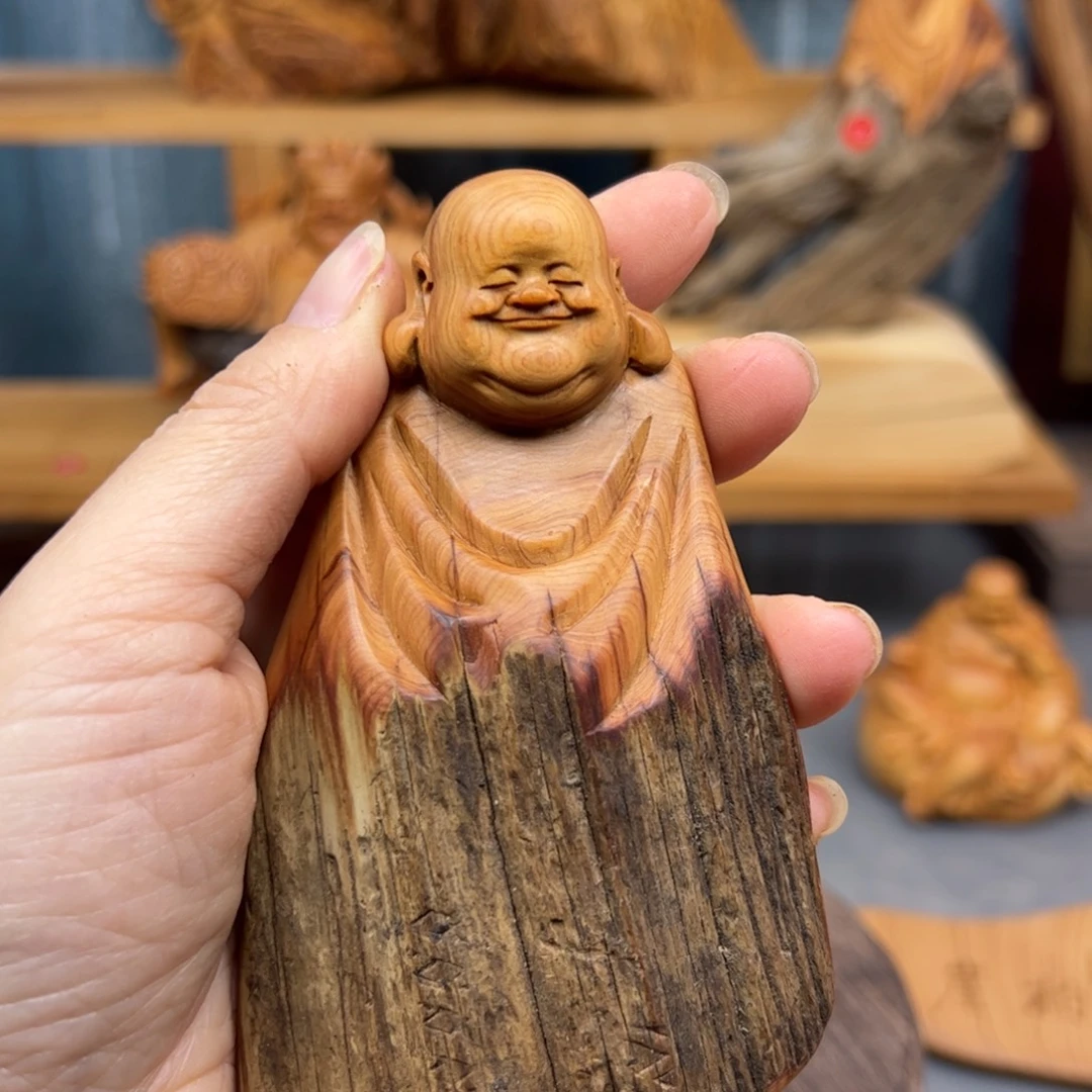 柏木崖柏木摆件手把件53