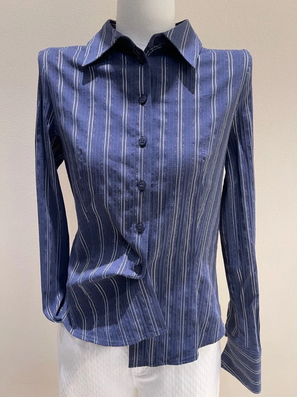 FONMEY梵迷 美式高级感修身衬衫