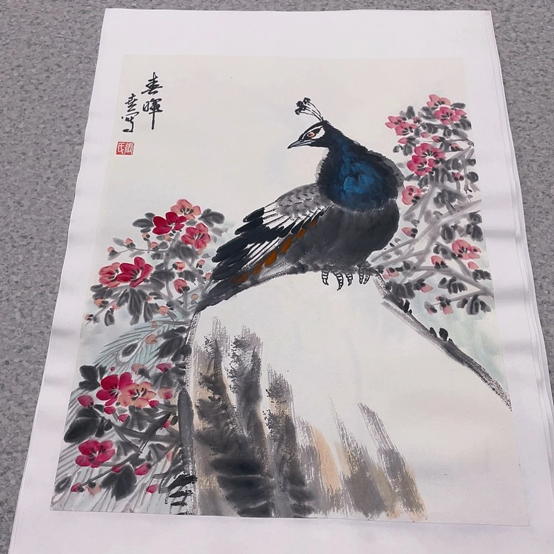国画1.4平尺国画作品