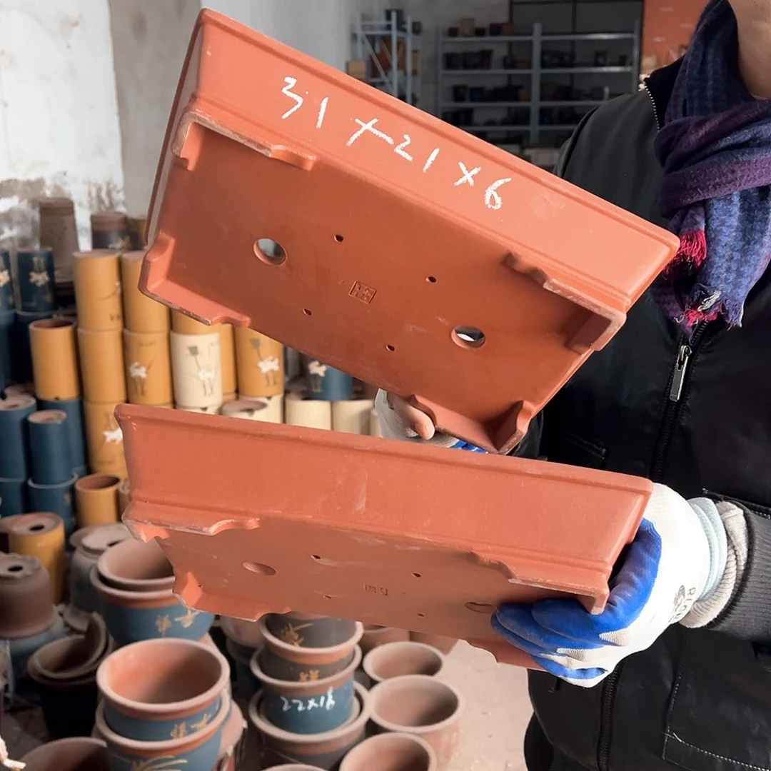 紫砂花盆紫砂花盆四方两只