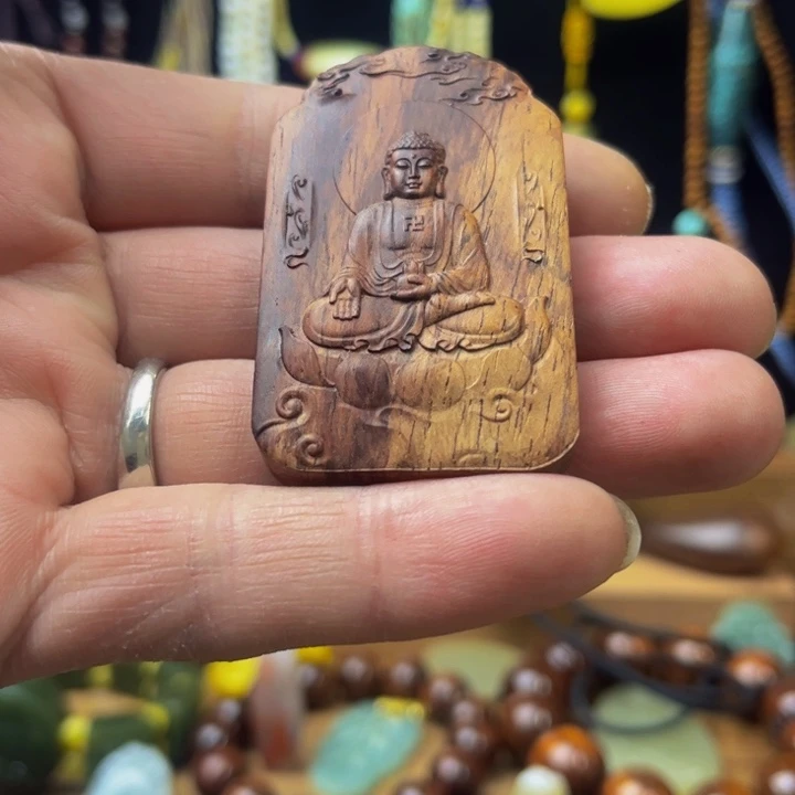 花梨木类红降花梨公佛牌54*33*10