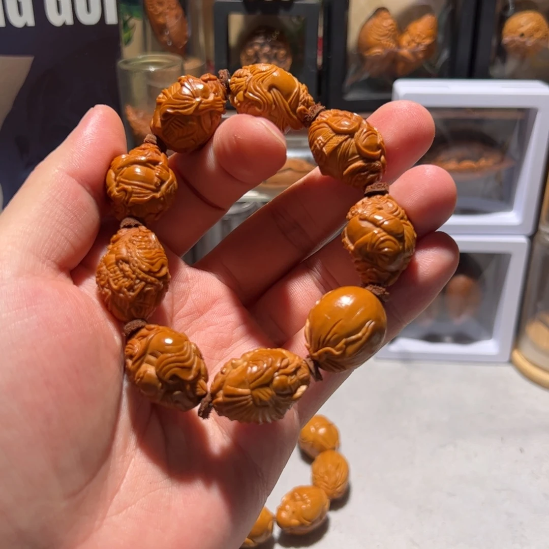 手串/手链橄榄核铁核手工钟馗