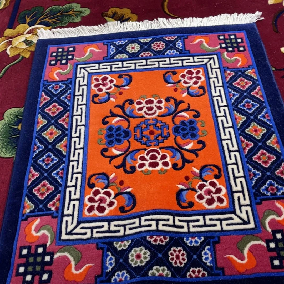 盛***约羊毛70×85纯羊毛特价地毯