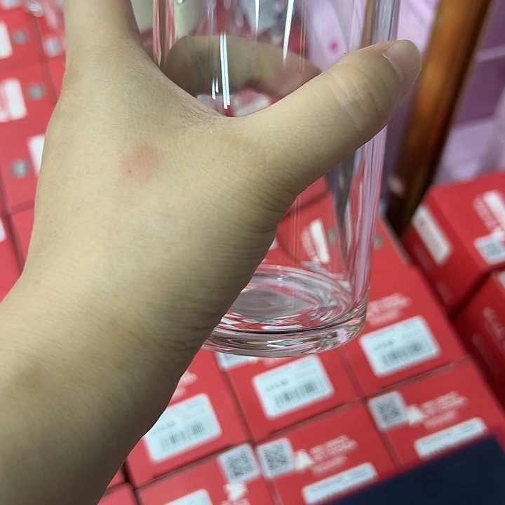 水晶玻璃盖子款深海蓝单层玻璃杯4304301211