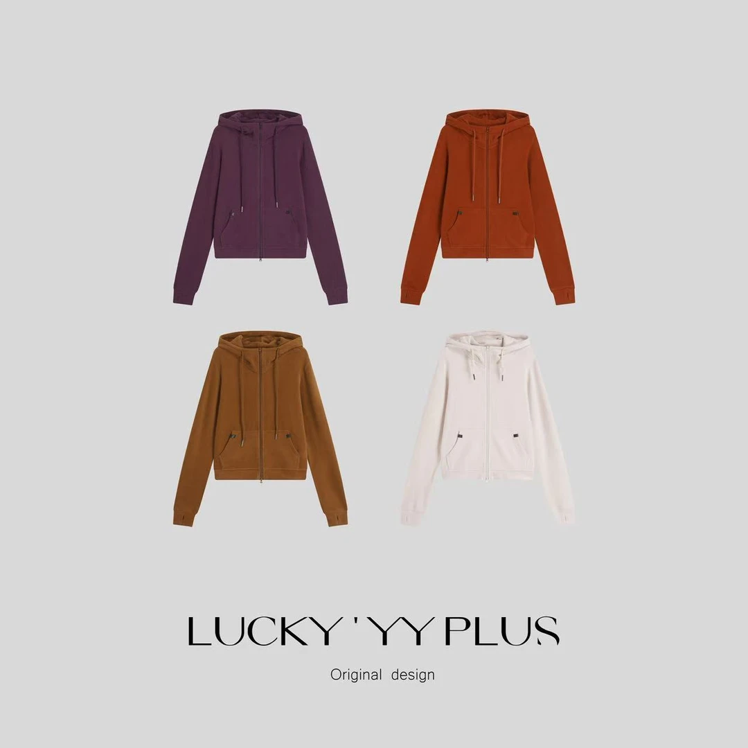 LUCKYYY 高品定制连帽舒适德绒保暖卫衣  T8081