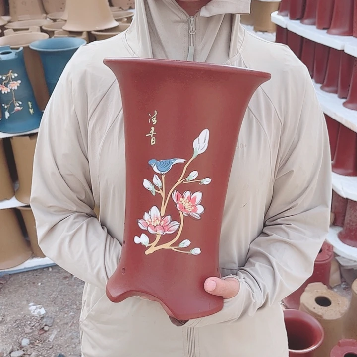 紫砂花盆宜兴紫砂精品花盆