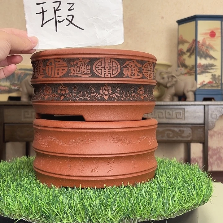 紫砂花盆宜兴紫砂