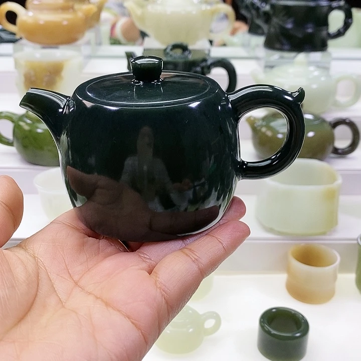 未镶嵌和田玉挂件茶壶