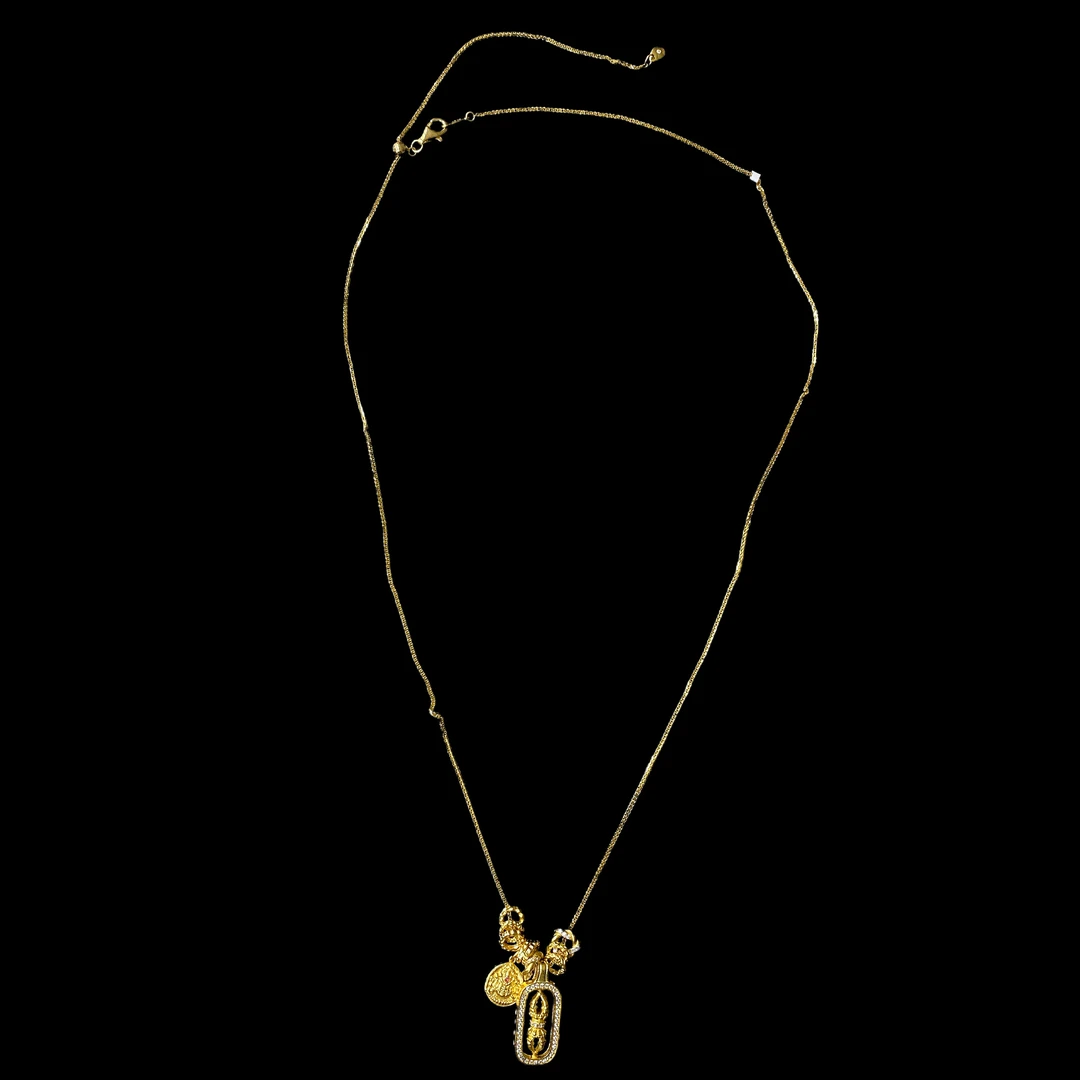 坠链均925银 V9349时尚简约项链孤品