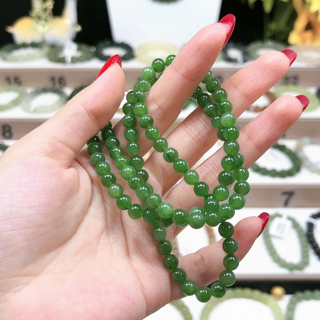 米***@和田玉未镶嵌手链