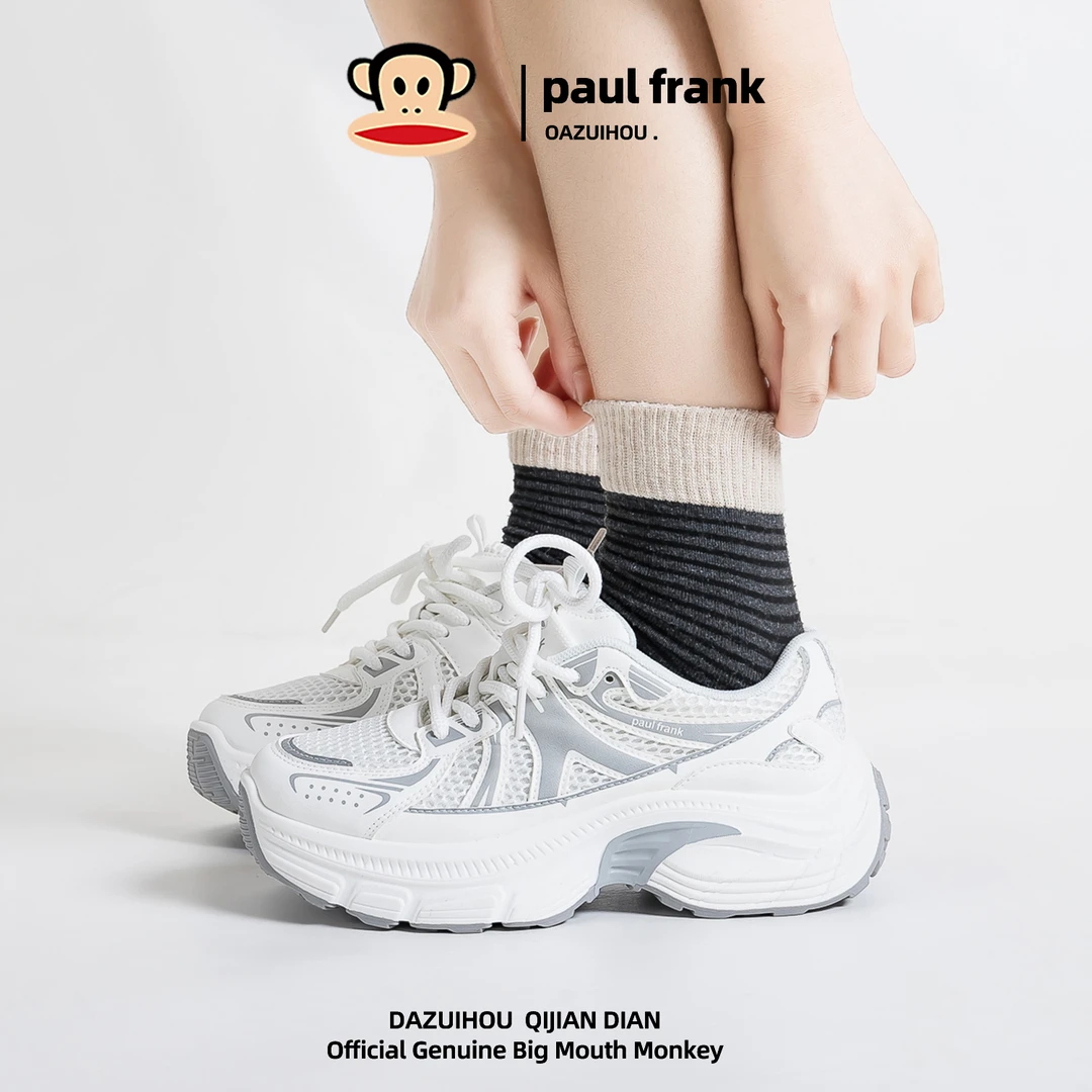 大嘴猴旗舰店正品2025厚底潮流时尚休闲鞋好看百搭韩版潮鞋女鞋