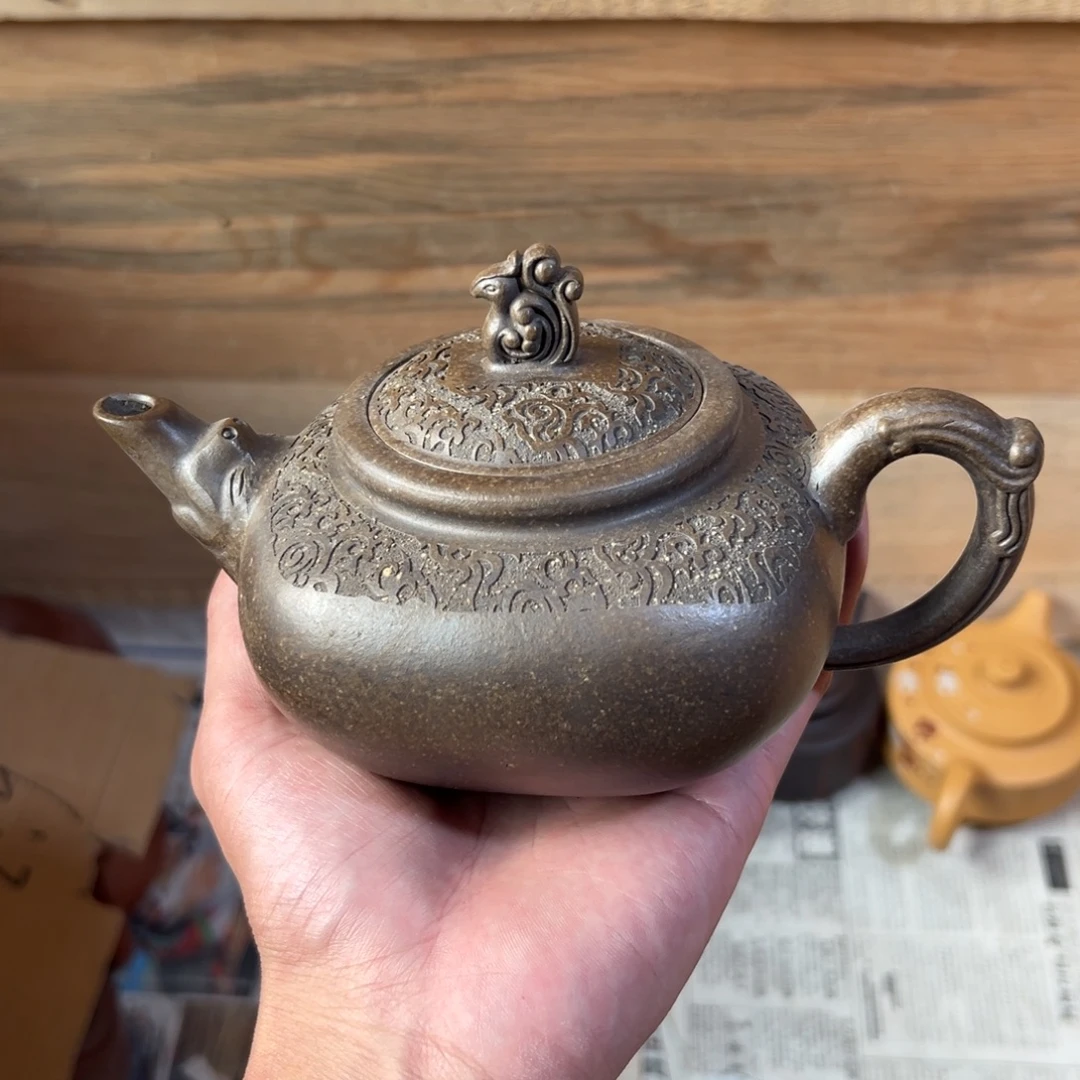 紫砂茶壶老厂紫砂壶一件！