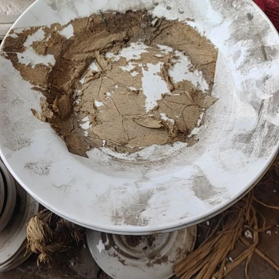 瓷发两个青瓷盘子口径27