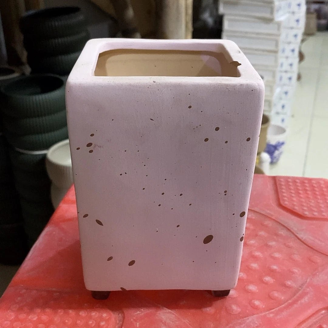 摆件陶陶盆有孔 瑕疵介意勿拍