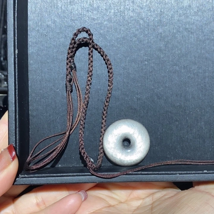 黑曜岩吊坠(不含链)未镶嵌海**朵