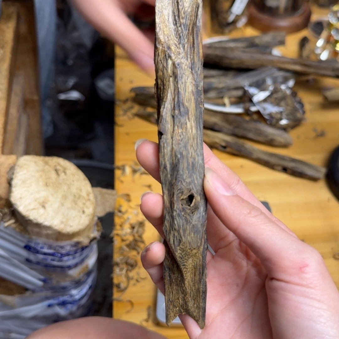 沉香沉香碎屑张勺子品种块料18克