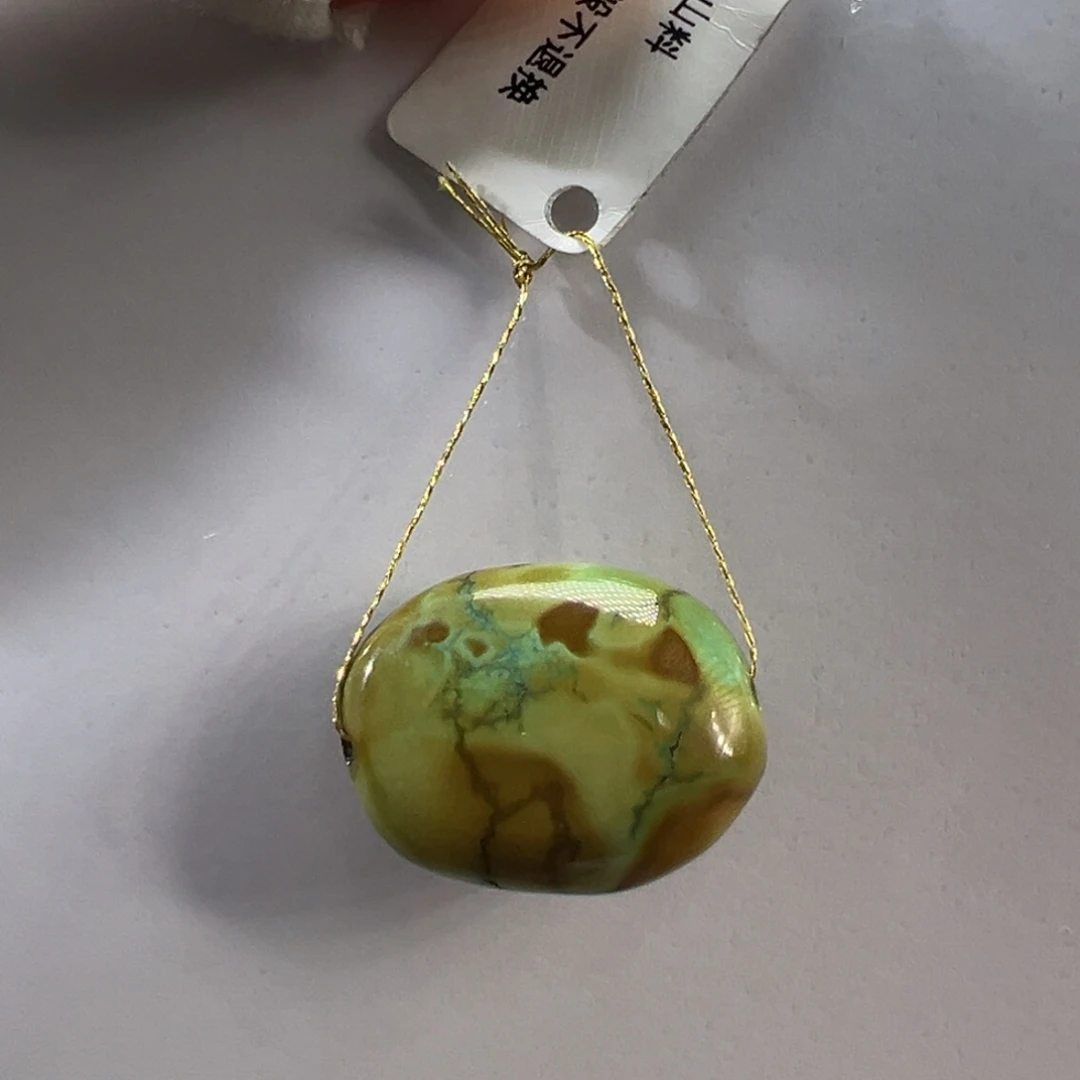 绿松石未镶嵌挂件