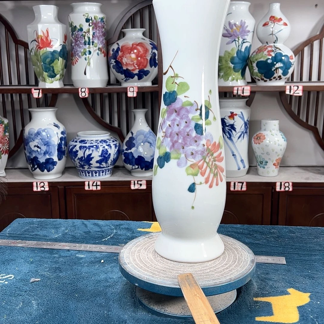 摆件景德镇陶瓷蛮紫