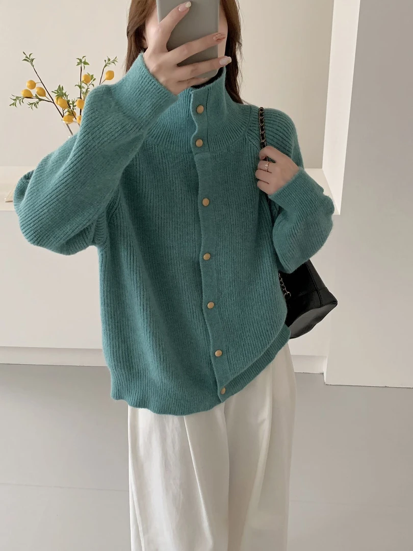 韩系毛衣针织衫百搭毛针织衫常规款长袖
