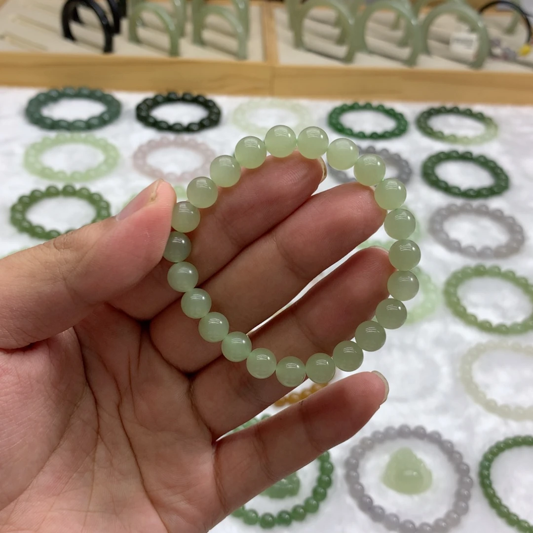 未镶嵌手串和田玉（冰晴水8）