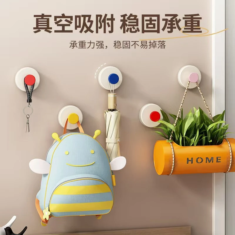 【特惠】多巴胺吸盘挂钩免打孔挂衣钩壁挂卫生间强承重粘钩无痕浴