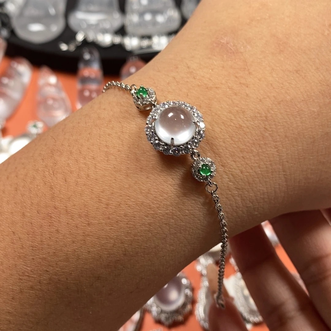 石英质玉合金颈饰手链