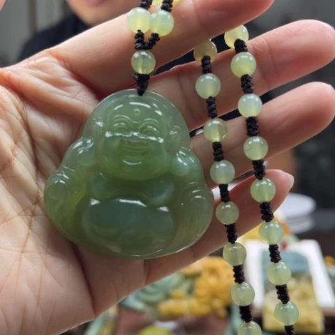 岫玉挂件未镶嵌挂件