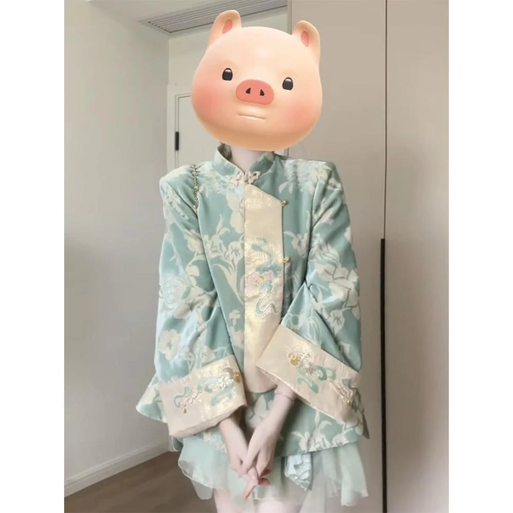 早秋气质高端独特新中式女装国风外套女2025秋季新款唐装复古上衣