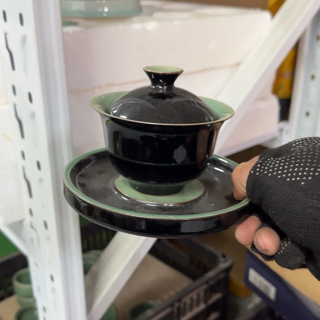 小金茶具青瓷茶器