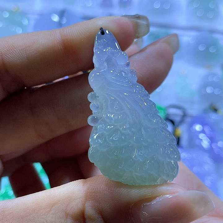 翡翠未镶嵌颈饰天然翡翠Ａ货吊坠
