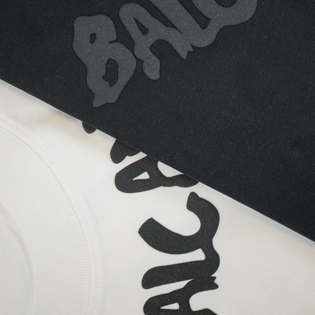 【小八泡芙】美式潮牌落肩款时尚百搭纯棉T恤xx1064