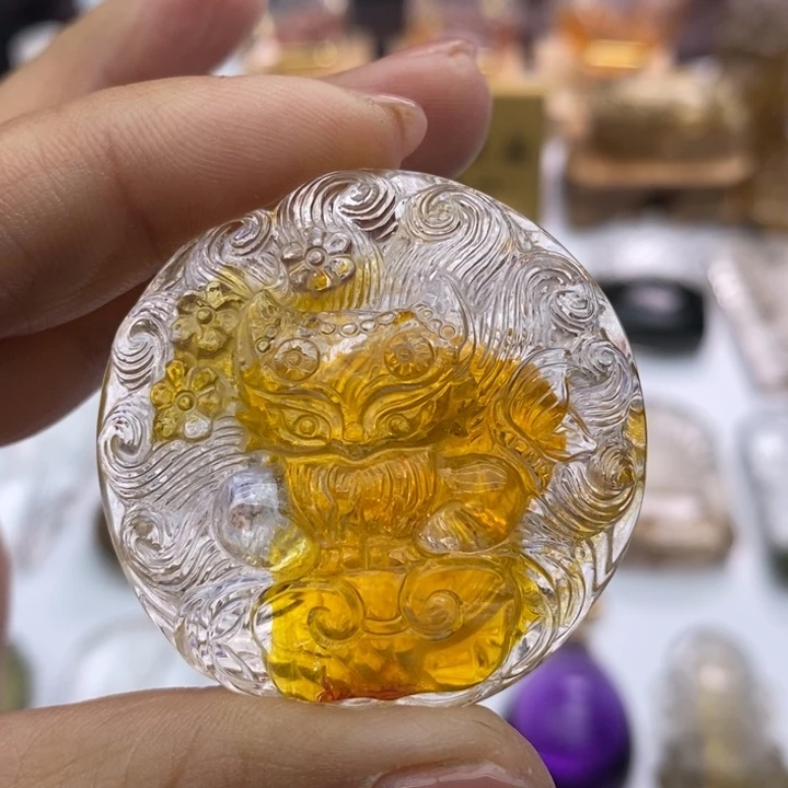 水晶颈饰未镶嵌爱****鱼