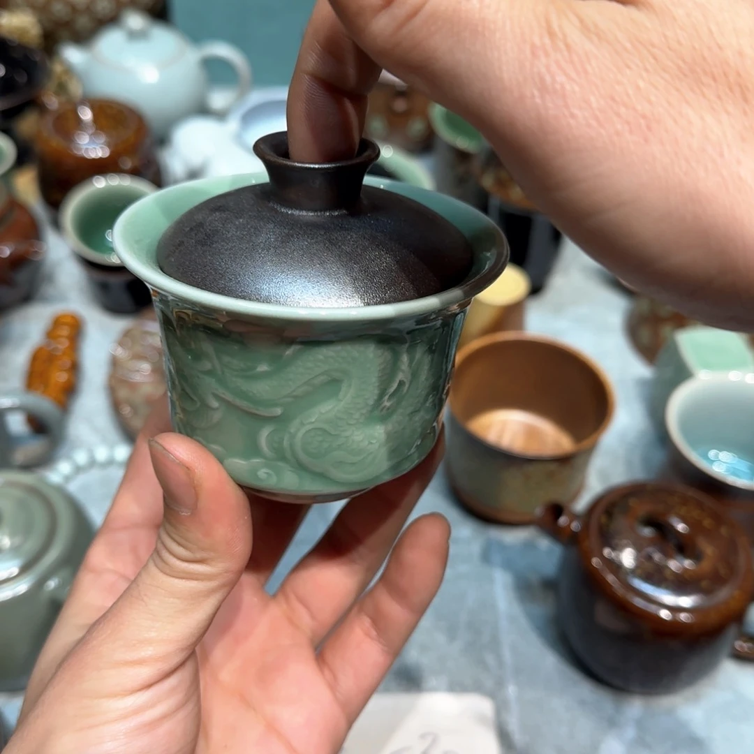 小金茶器青瓷茶具