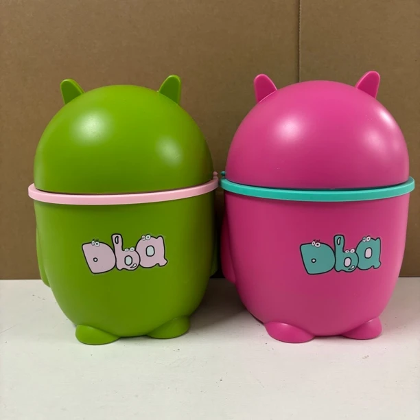 PP材质桌面垃圾桶带盖卫生间客厅家用颜色不挑