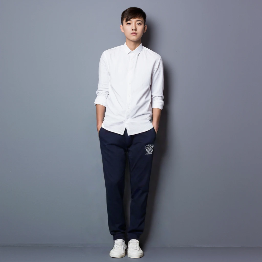 paul frank/大嘴猴情侣款休闲百搭简约印花针织长裤1098