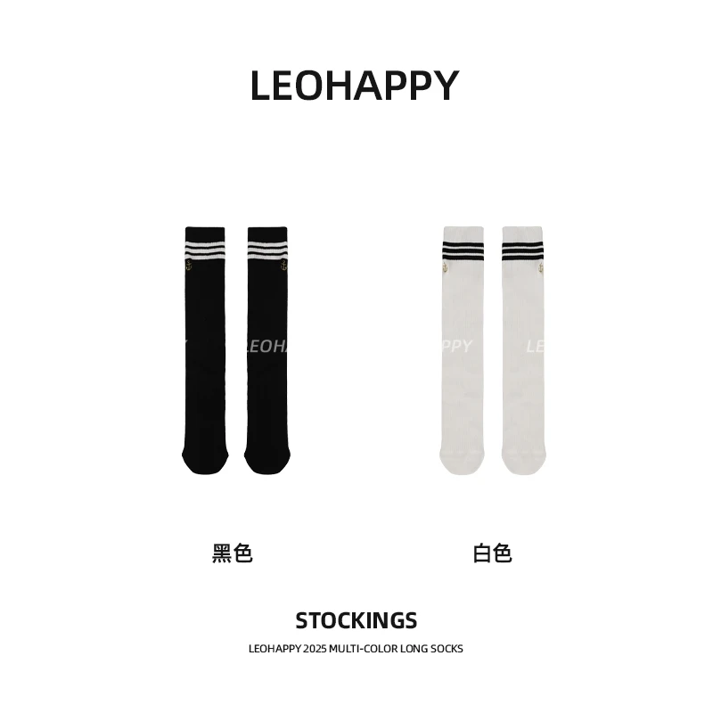 【漫画腿】学院风薄款护膝显瘦小腿袜长筒袜