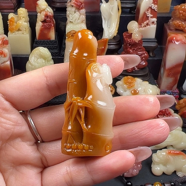寿山石结晶汶洋石