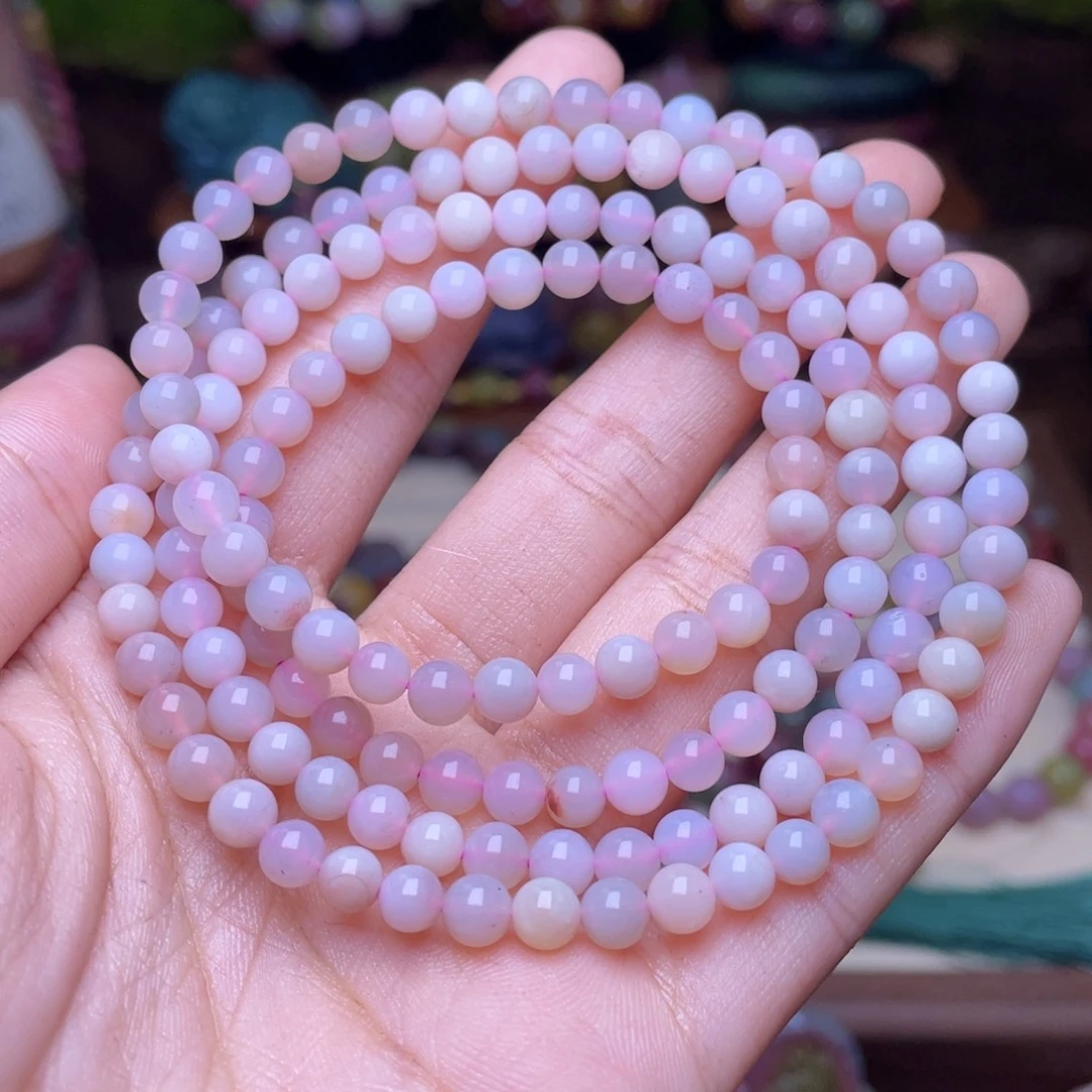 玛瑙/玉髓珠宝半成品未镶嵌盐源玛瑙小米水水料多圈