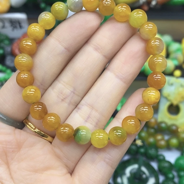 翡翠未镶嵌手链手链26