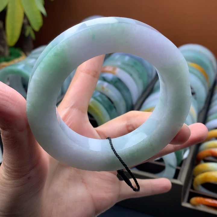 定制翡翠未镶嵌手镯定制定制55-64