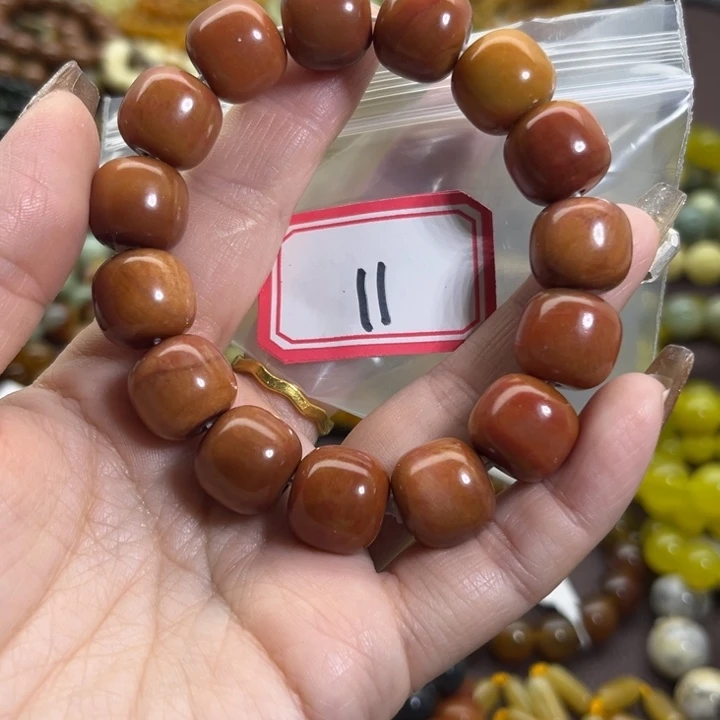 蛇纹石玉未镶嵌手链