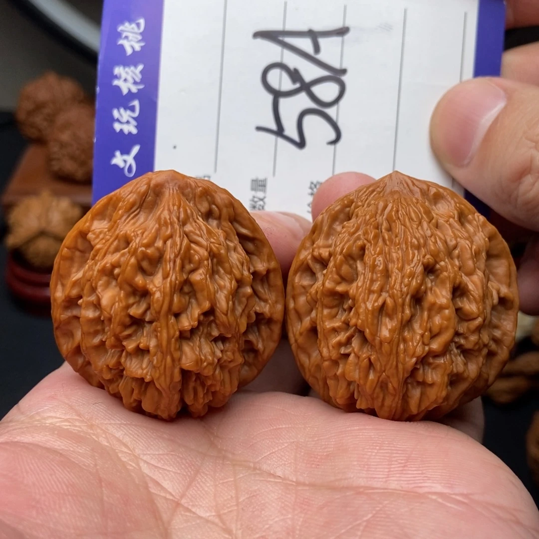 吊坠文玩核桃40虎头