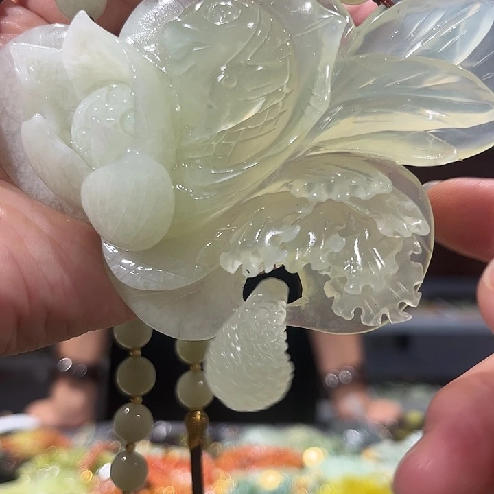 未镶嵌岫玉毛衣链
