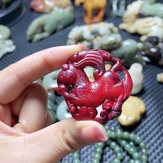 白玉菩提吊坠摆件