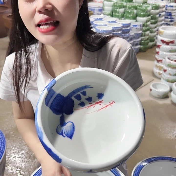 瓷片口径20厘米 高度6厘米