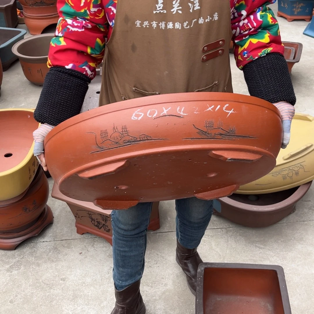 紫砂花盆盆景艺术