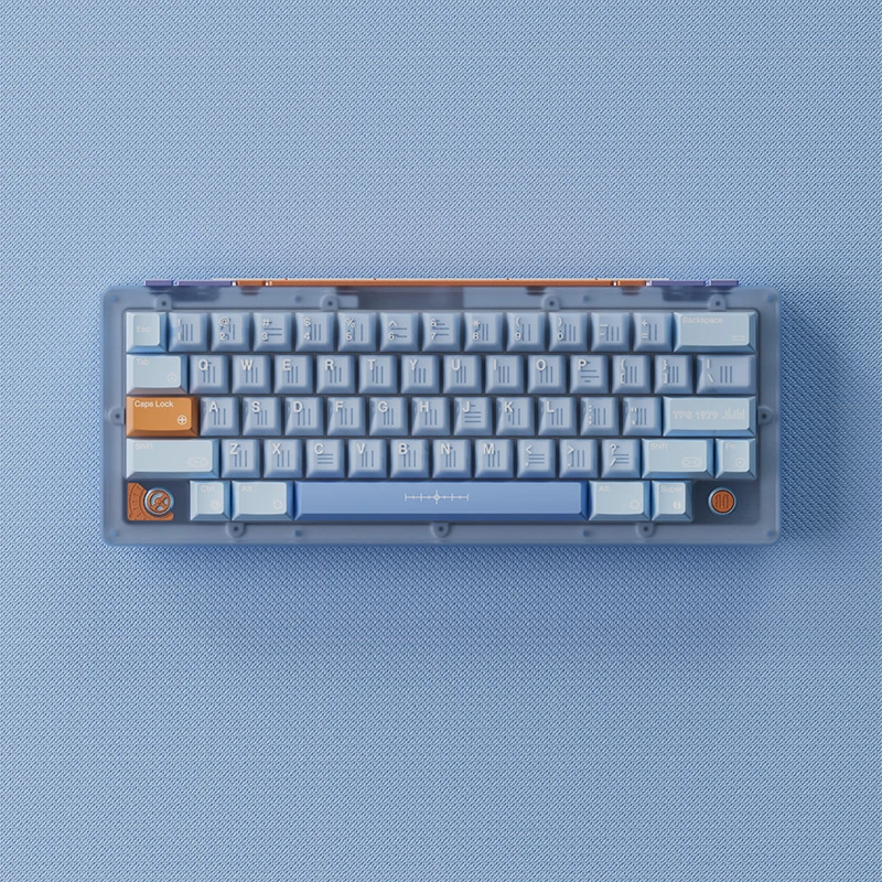 80Retros TPS1979复古索尼随身听键帽 客制化键帽PBT 半透二色