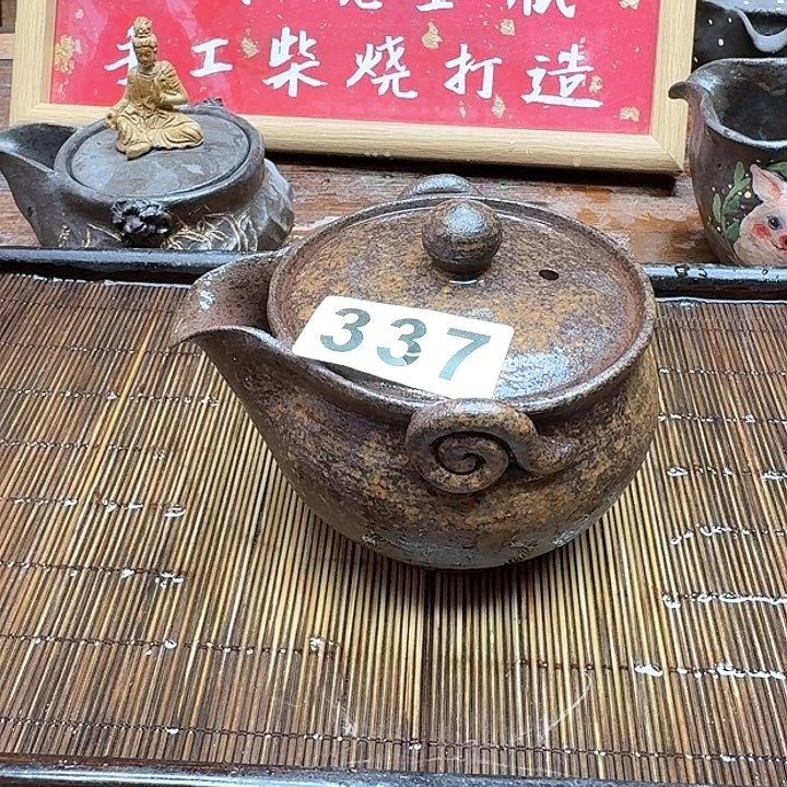 纯手工制作粗陶茶具